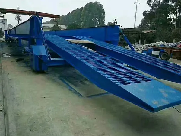 Hydraulic inverting bridge formwork