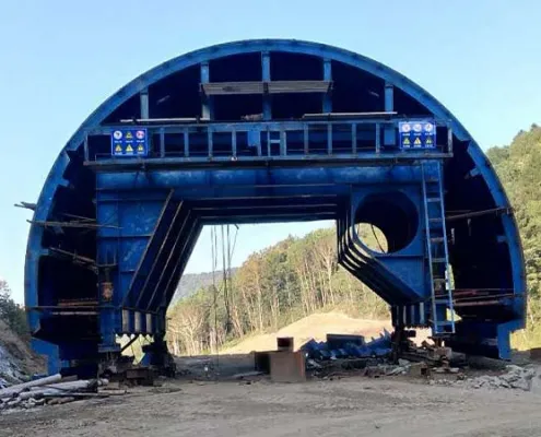 Construction standards for tunnel construction facilities